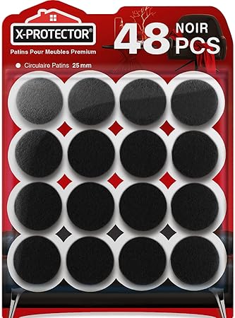 Patins en feutre auto-adhésifs